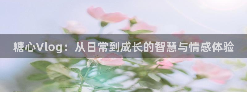 糖心vlog每一次喷射：糖心Vlog：从日常到成长的智慧与情感体验